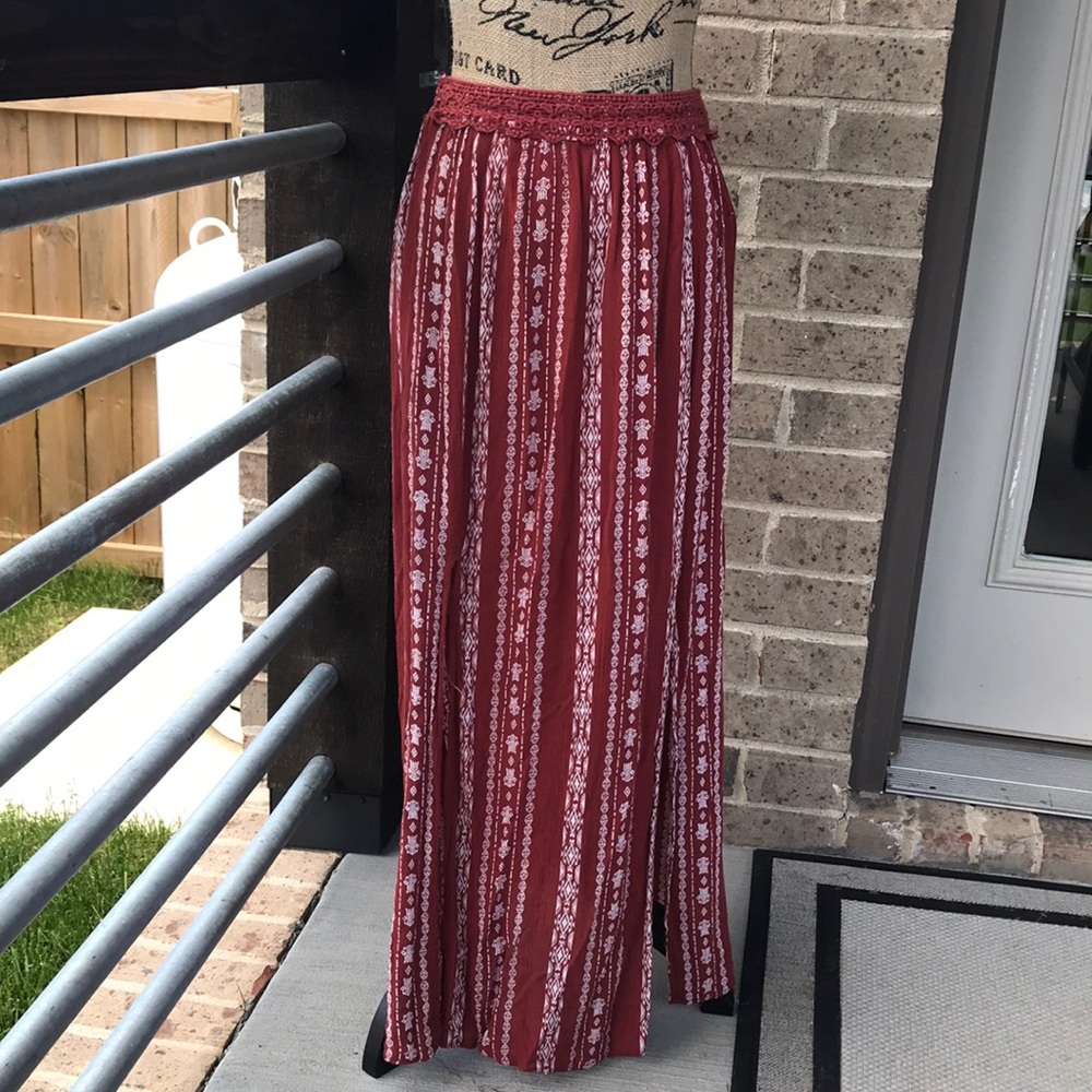 💐BLUE RAIN Boho Hippie Maxi w/ Double Slits💐
